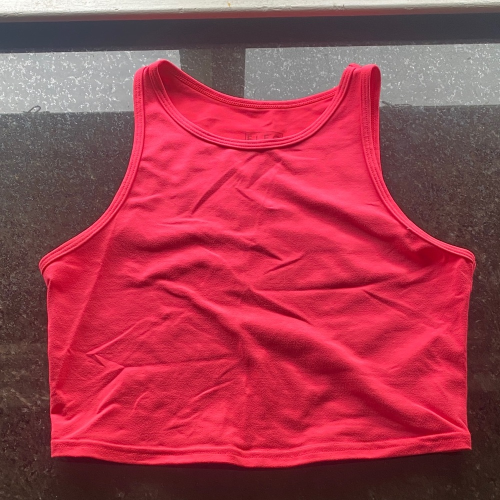 Fleo Vibrant Pink Crop Top